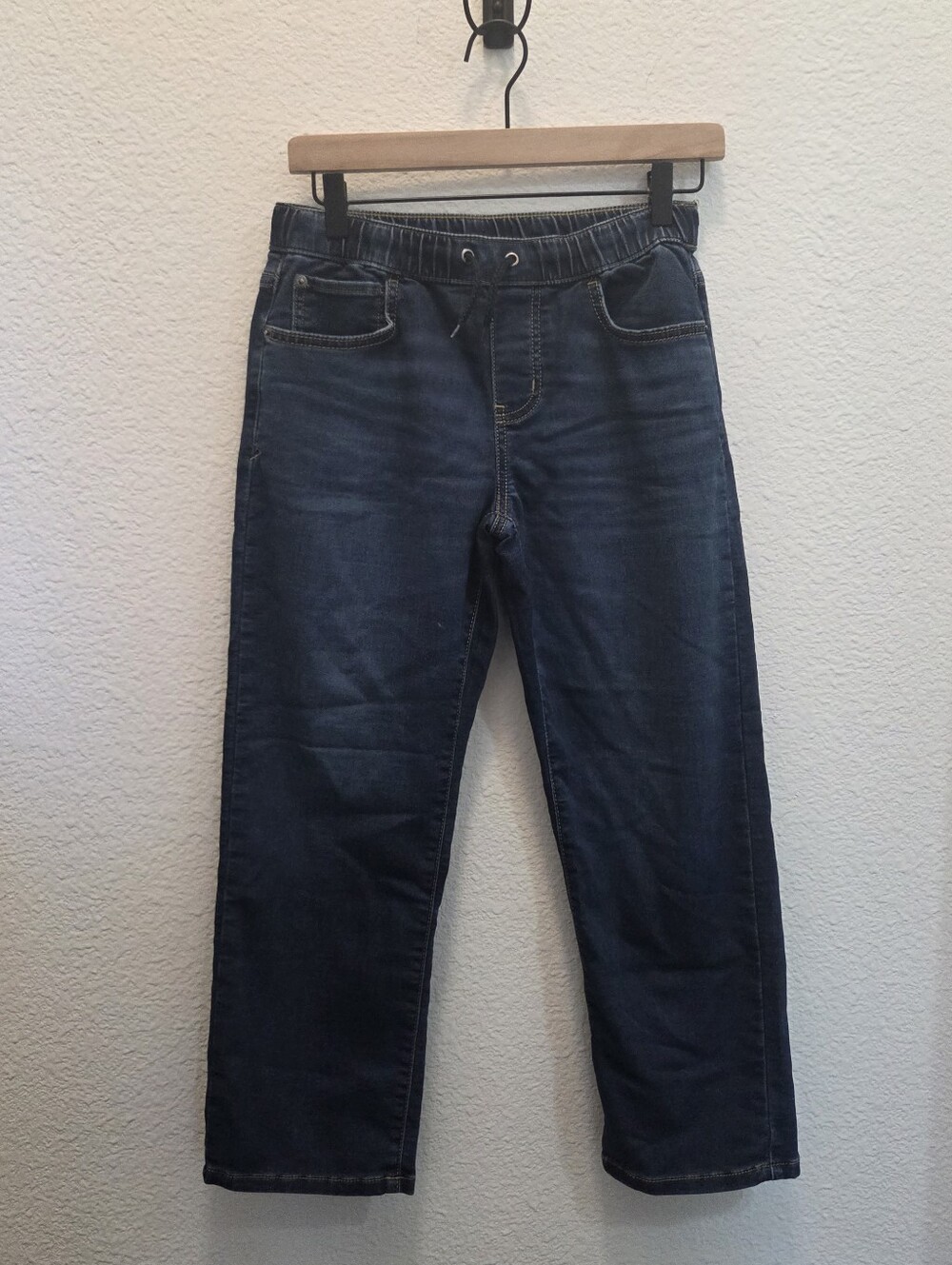 Boy's Dark Blue Casual Stretch Jeans Cat & Jack Sz 12